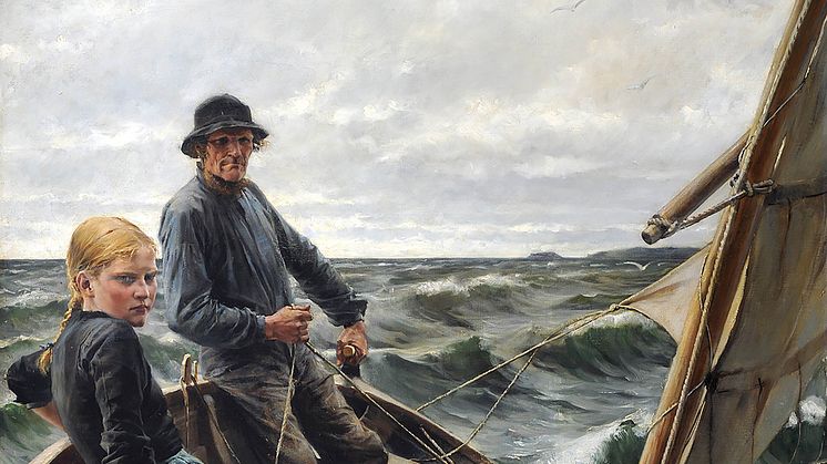 Albert Edelfelt, På havet (1883). Foto: Göteborgs konstmuseum