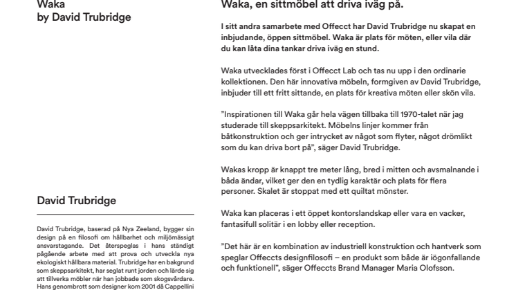 Offecct Press release Waka by David Trubridge_SE