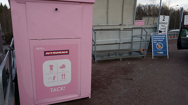 Nu ökar vi återanvändningen av textilier