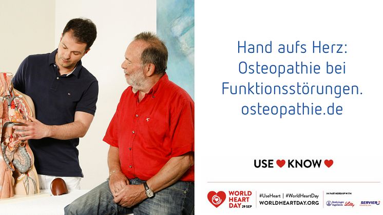 Hand aufs Herz: Osteopathie bei Funktionsstörungen / Verband der Osteopathen Deutschland (VOD) e.V. zum Weltherztag am 29. September 2023