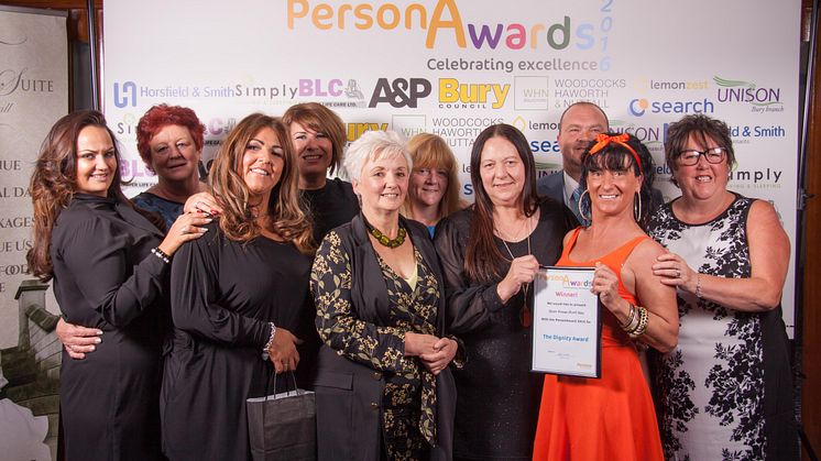 Bury’s care and support services celebrated at first ever PersonAwards