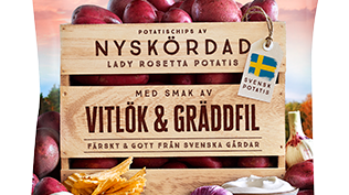 Estrella  Nyskördad 2017 Vitlök&Gräddfil 