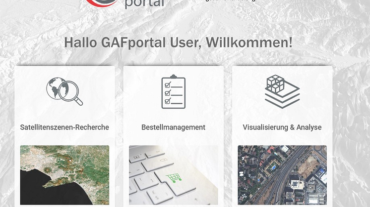GAFportal: behördenübergreifende Bereitstellung sehr hochauflösender Satellitendaten über die Servicestelle Fernerkundung am Bundesamt für Kartographie und Geodäsie (BKG)