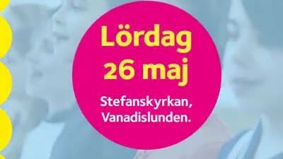 Barnkördag den 26 maj med artisten Perla Bjurenstedt