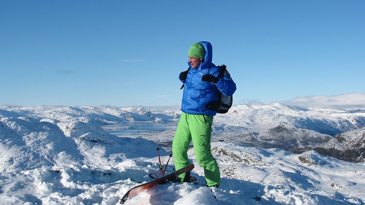 På toppen av Totten 2 i Hemsedal