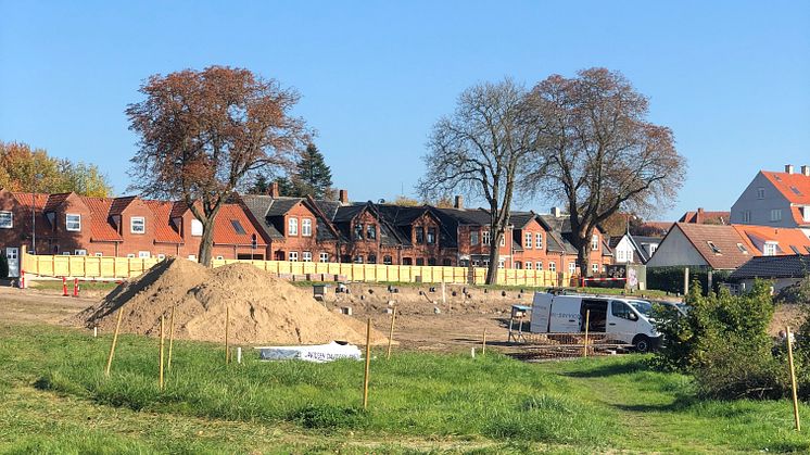 Arkitektgruppen tilbyder bl.a. mulighed for "snusepraktik" på rækkehusprojektet Skt. Jørgens Engen midt i Odense
