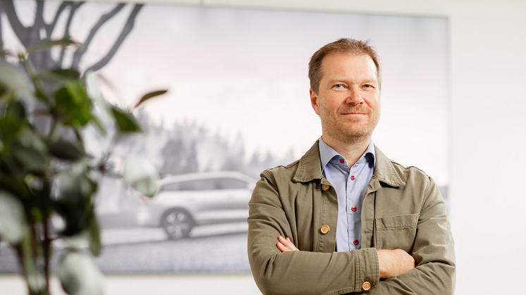 Henrik Svensson, utvecklingschef för mjukvaruplattform och -tjänster samt platschef på Volvo Cars i Lund