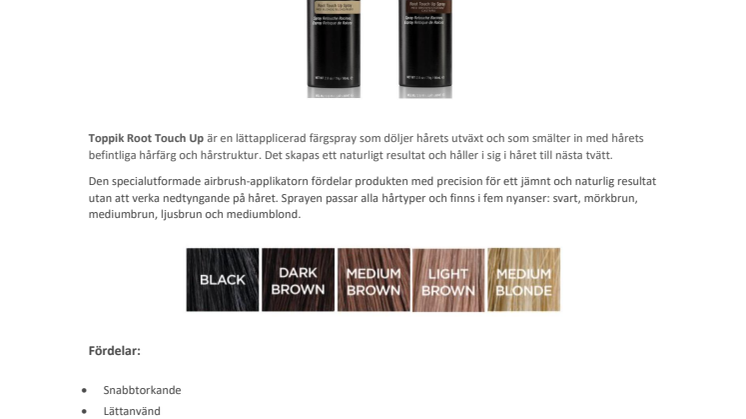 Toppik- Root Touch Up