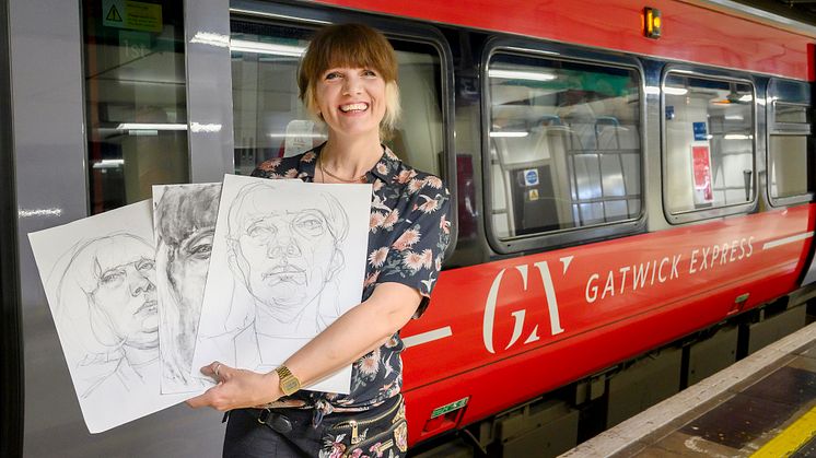 Artist, Sara Reeve, led the one-off class from Brighton to London and back
