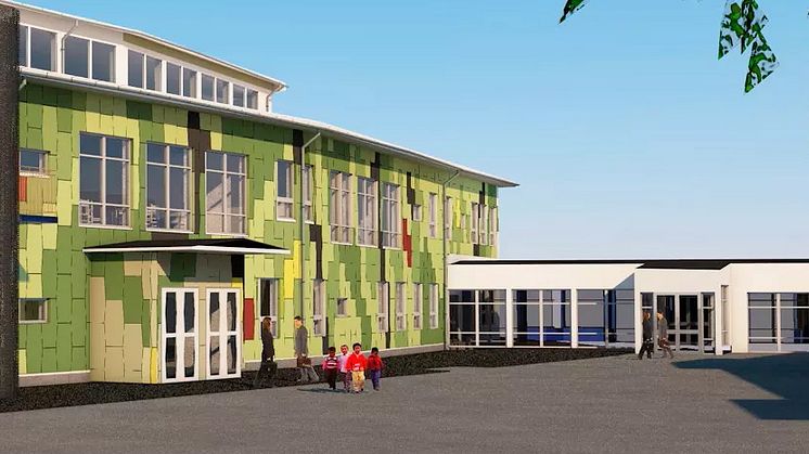Totalentreprenad när Södertäljeskola byggdes ut