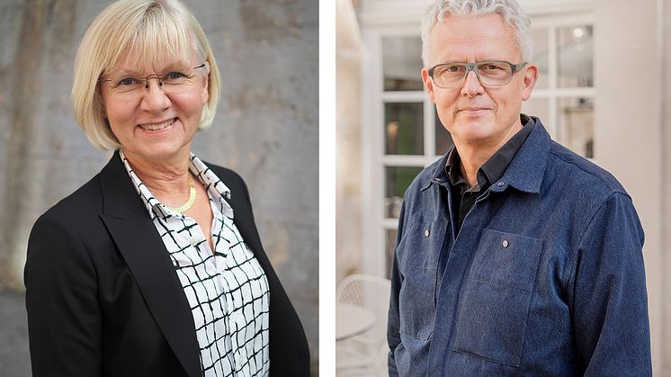 Kristina Frisk, vd för SVID och Mats Widbom, vd för Svensk Form.