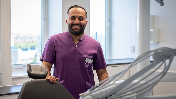 Fadi Romi, klinikchef på Folktandvården Skånes klinik i Rosengård. Foto: Folktandvården Skåne