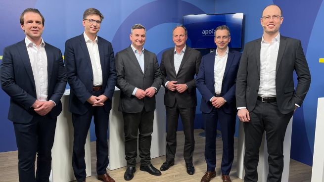 v.l.n.r. Hendrik Lofruthe, Reinhard Pfingsten, Markus Gürne, Matthias Schellenberg, Daniel Zehnich, Dr. Daniel Grabowski