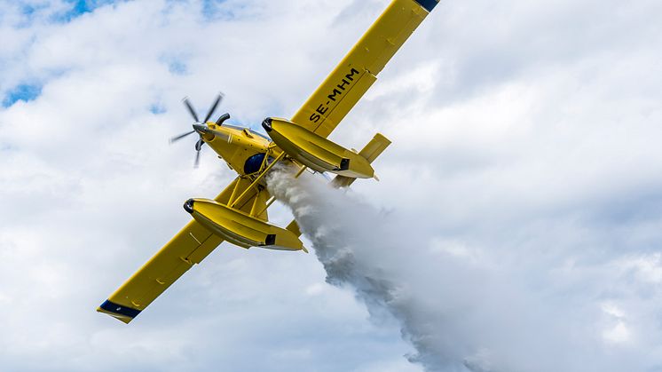 Mindre skopande flygplan