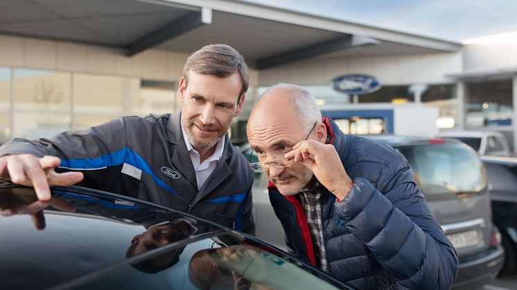 Det kan være svært at se forskel på en original, uoriginal og brugt del. I fremtiden vil Ford gøre alle kunder opmærksom på, hvis deres forsikringsselskab har bedt om ikke at reparere med en original reservedel.