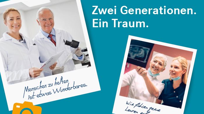 Das neue Gewinnspiel "Zwei Generationen. Ein Traum." geht der Frage nach, warum so viele Heilberuler ihren Beruf "vererben".