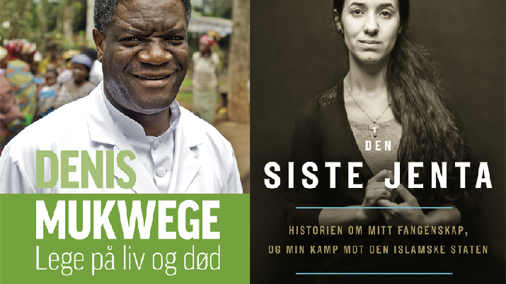 Cappelen Damm er stolt utgiver av bøkene til Denis Mukwege og Nadia Murad
