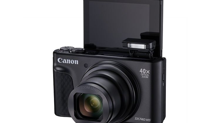 PowerShot SX740HS med skjerm
