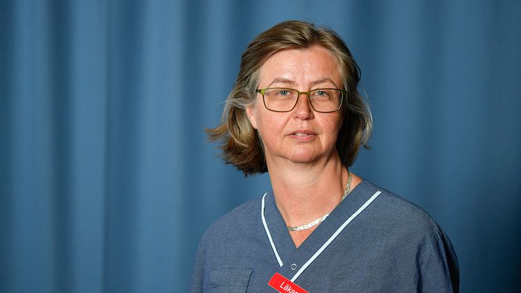 Ylva Sandström, blivande medicinsk rådgivare på Lif - de forskande läkemedelsföretagen. Bild: Anders Wiklund, TT Nyhetsbyrån