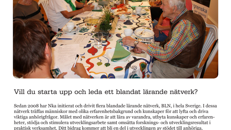 Nätverksledare sökes inom området psykisk ohälsa
