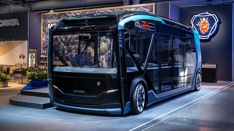 NXT: Das neue selbstfahrende, batterieelektrische Konzeptfahrzeug von Scania für den urbanen Transport.