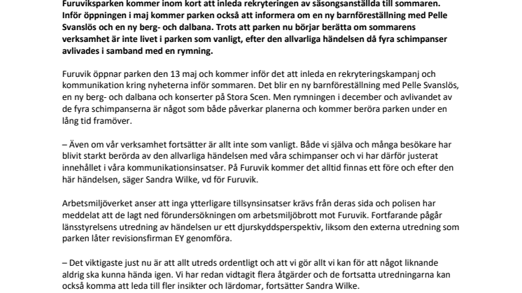 Furuvik inleder rekryteringen och berättar om sommarens nyheter.pdf