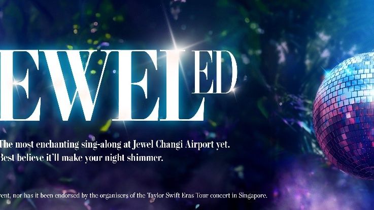 Changi Airport Group invites Swifties to “beJEWELed”, the biggest and most enchanting sing-along event  in Jewel Changi Airport