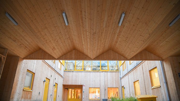Vårdboendet Trädgårdarna, innergård