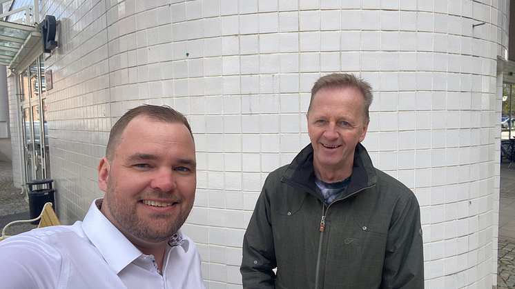 Grundare av Collactivate AB, Tomas Green och Geir Andersen. Foto; privat.