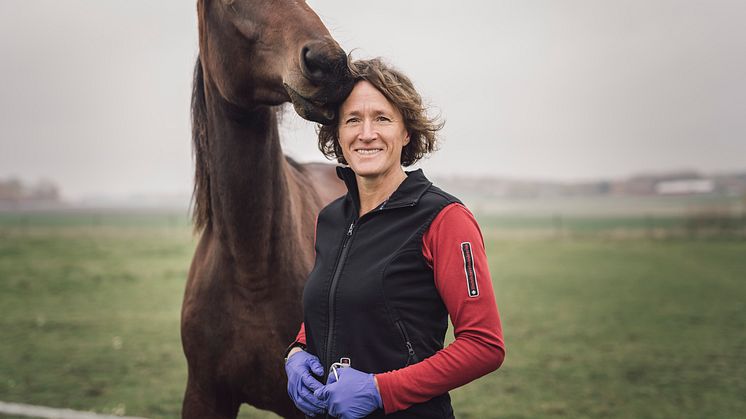 Överveterinär Monika Wartel Foto: Alexander Lindström