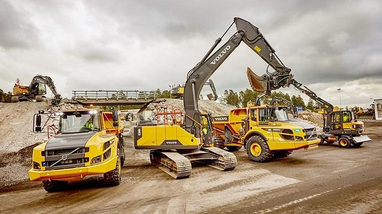 Nu drivs Volvo CE:s kundcenter i Eskilstuna på biobränslet HVO