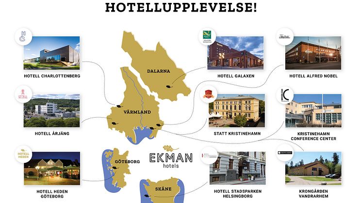 Ekman Hotels karta 2023