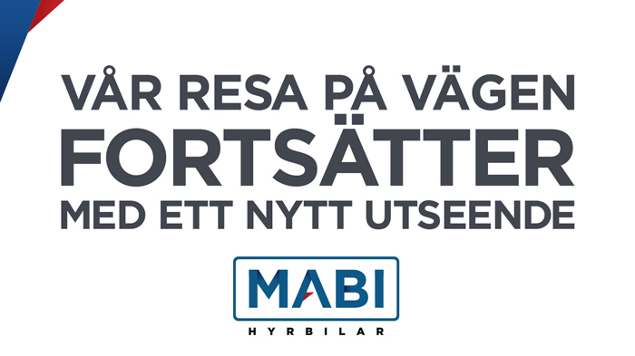 Mabi Hyrbilar lanserar ny visuell identitet