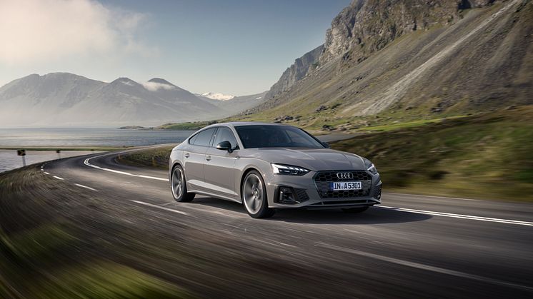 Audi A5 Sportback (kvantumgrå)