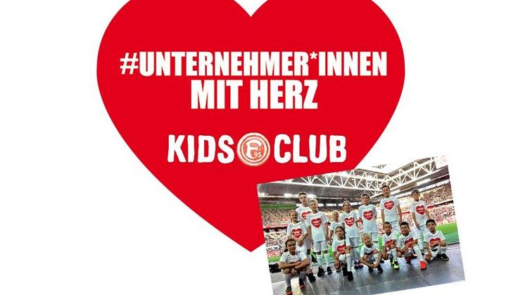 Fortuna Kids mit Herz auf der Brust