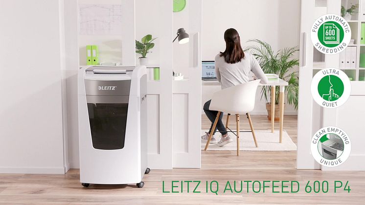 Leitz IQ makuleringsmaskiner med automatisk mating