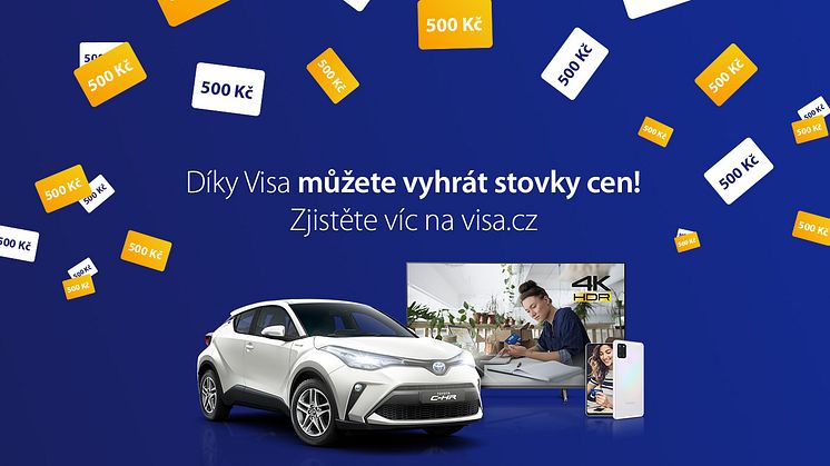 Nemusíte být olympionici, abyste vyhráli. Visa spouští celostátní kampaň na podporu plateb kartou