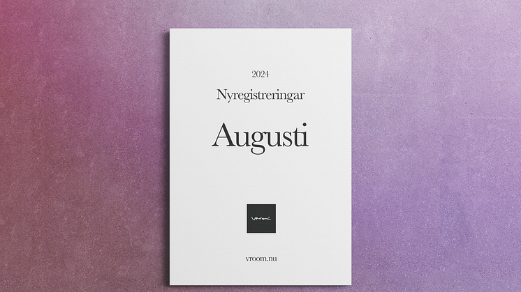 Nyregistreringar augusti 2024