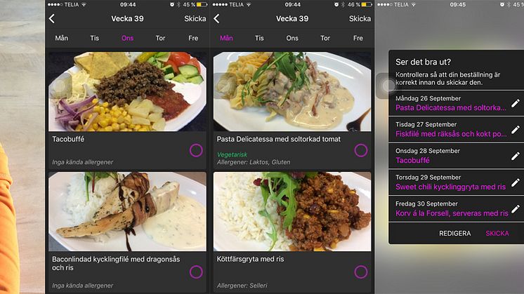 Fria utvecklar sin skollunch och låter eleverna beställa den via prisbelönt app