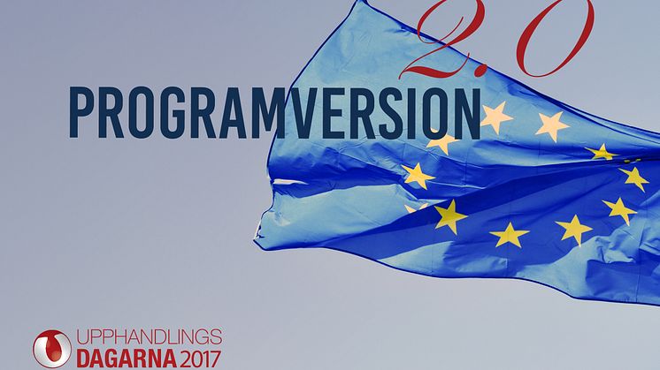Programversion 2.0 är här - Upphandlingsdagarna
