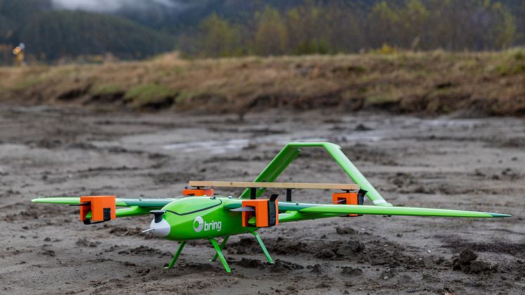 Posten har tro på at droner kan spille en viktig folle i framtidens raske leveranser. Foto: Tore Oksnes