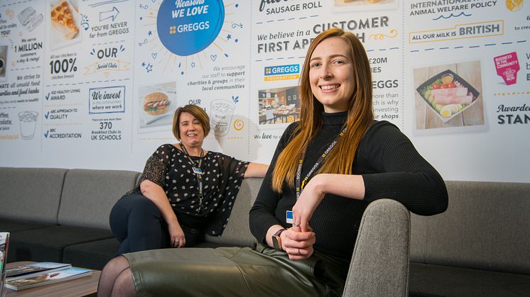 Northumbria graduate Hannah Casey-Burnett (front) with Rosin Currie