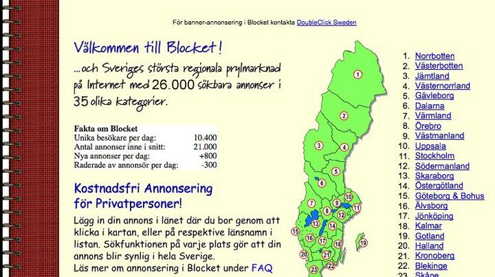 Blocketsajten 2000