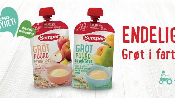 Spiseklar Grøt i klemmepose er høstens store nyhet 