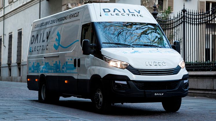 Nya Daily Electric vann den prestigefyllda utmärkelsen ”Sustainable Truck of the Year 2017” i skåpbilskategorin.