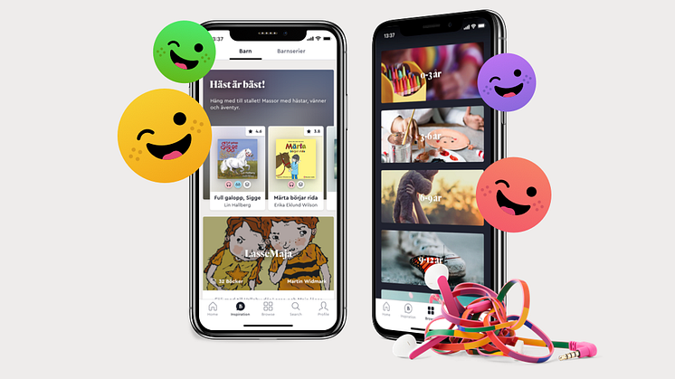 BookBeat lanserar en barnversion av appen