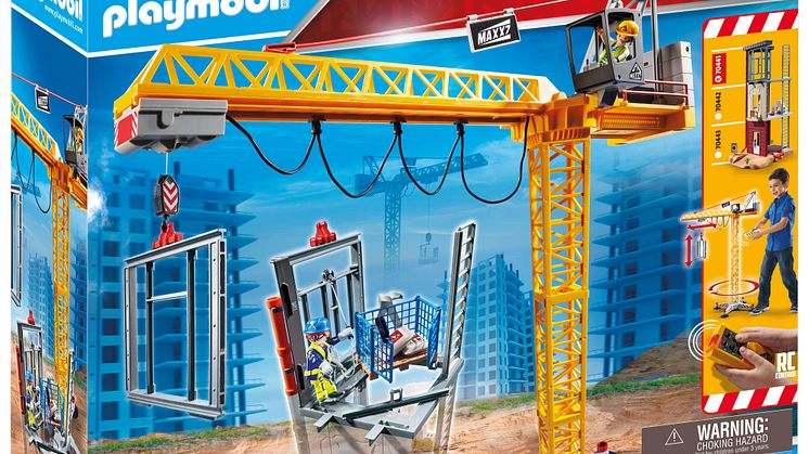 RC-Baukran mit Bauteil (70441) von PLAYMOBIL