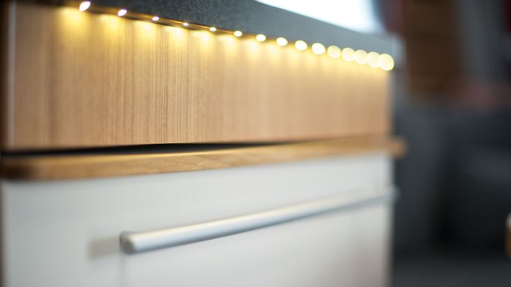 LED-belysning under köksbänk 