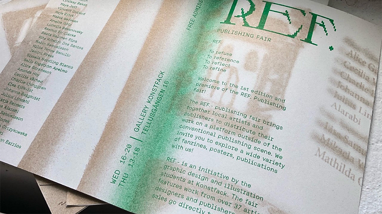 Welcome to REF, a new platform outside of the conventional publishing scene