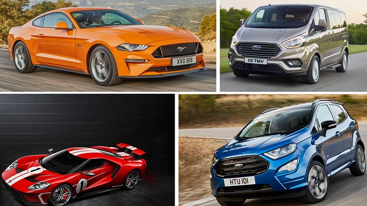 Ford @ IAA 2017: Fords nyheder på Frankfurt Motorshow - fra den fornyede Mustang til den frække EcoSport  